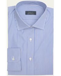 Bergdorf Goodman - Cotton Bengal Stripe-print Dress Shirt - Lyst