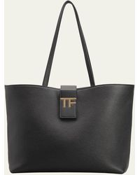 Tom Ford - Tf Small E/w Tote In Grained Leather - Lyst