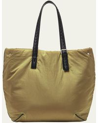 Bottega Veneta - Large Padded Nylon And Leather Tote Bag - Lyst
