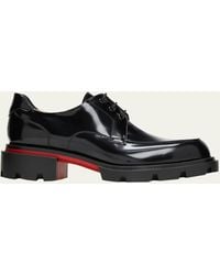 Christian Louboutin - Our Georges L Leather Derby Shoes - Lyst
