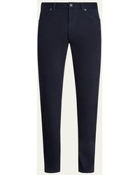 ZEGNA - City Fit Stretch Gabardine 5-Pocket Pants - Lyst