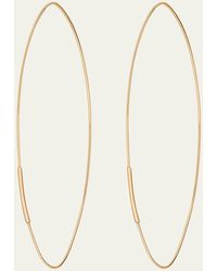 Lana Jewelry - 14k Small Oval Magic Hoop Earrings - Lyst