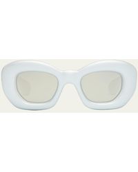 Loewe - Inflated Acetate-nylon Butterfly Sunglasses - Lyst