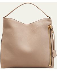 Tom Ford - Alix Hobo Large In Grained Leather - Lyst