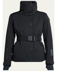 Moncler - Hainet Belted Snow Jacket - Lyst