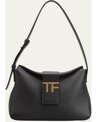 Tom Ford - Mini Tf Grain Leather Hobo Bag - Lyst