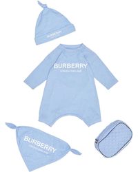 Burberry Maemae 3-piece Layette Set - Blue