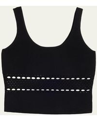 Jonathan Simkhai - Fitzgerald Open-Work Tank Top - Lyst