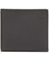 Loewe - Debossed Anagram Leather Bifold Wallet - Lyst