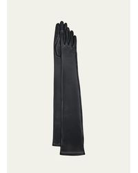 Michael Kors - Long Leather Gloves - Lyst
