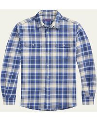 Ralph Lauren - Plaid Twill Sport Shirt - Lyst