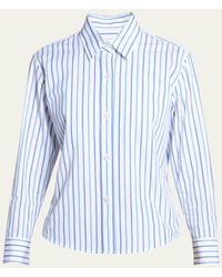 Dries Van Noten - Clavini Striped Button-front Shirt - Lyst
