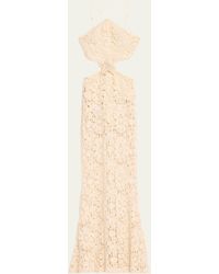 PATBO - Embroidered Crochet Maxi Dress - Lyst