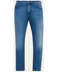 Jacob Cohen - Bard Slim-Fit Vintage Denim Jeans - Lyst
