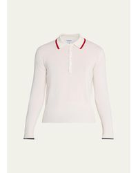 Thom Browne - Browne 65 Jersey Intarsia Cashmere Polo - Lyst