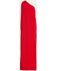 Stella McCartney - One-shoulder Draped Column Gown - Lyst