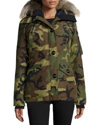 Canada Goose Montebello Parka With Fur Hood - Green