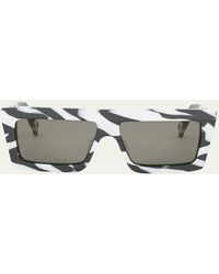 Celine - Flat-top Rectangle Sunglasses - Lyst