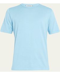 FIORONI CASHMERE - Cotton Cashmere Crewneck T-shirt - Lyst
