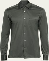 Kiton - Nerano Jersey Pocket Button-Down Shirt - Lyst