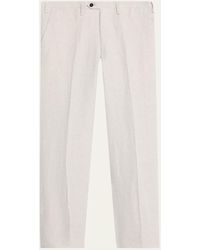 Kiton - Twill Flat-Front Pants - Lyst