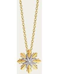 Verdura - Mini Etoile Diamond Pendant Necklace - Lyst