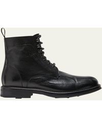 Aquatalia - Bernardo Weatherproof Leather Lace-up Boots - Lyst