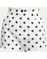 Dolce & Gabbana - Polka-dot Tailored Shorts - Lyst