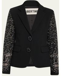 Libertine - Bark Man Embellished Short Blazer Jacket - Lyst