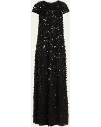 Carolina Herrera - Embellished Sequin Gown - Lyst