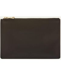 Il Bisonte - Oliveta Zip Vacchetta Leather Card Case - Lyst