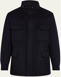 Loro Piana - Traveller Cashmere Full-Zip Field Jacket - Lyst