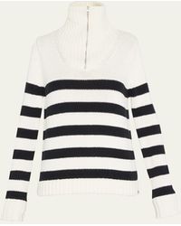 Kule - The Matey Stripe Cropped Sweater - Lyst