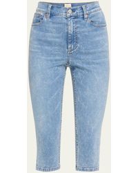 Alice + Olivia - Emmie High-rise Clam Digger Jeans - Lyst