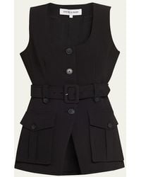 Veronica Beard - Becker Tailored Utility Vest - Lyst