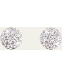 Pomellato - 18k Rose Gold Sabbia Stud Earrings With Diamonds - Lyst