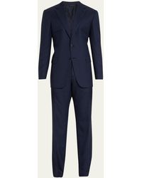 Brioni - Brun Wool Plaid Suit - Lyst