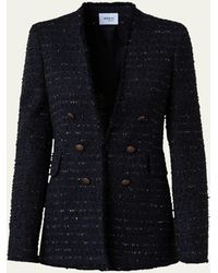 Akris Punto - Denim Tweed Tailored Jacket - Lyst