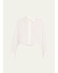 A.L.C. - Maude Cropped Button-Front Top - Lyst