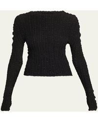 Issey Miyake - Jellyfish Pleats Long-Sleeve Top - Lyst