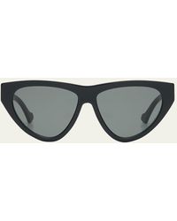 Gucci - Flat-top Acetate Cat-eye Sunglasses - Lyst