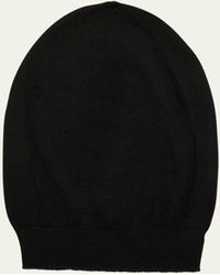 Rick Owens - Ribbed Wool Beanie Hat - Lyst