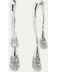 Alexis - Solanales Front-back Double Drop Crystal Earrings - Lyst