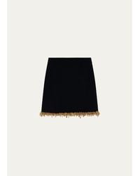 Jonathan Simkhai - Wendy Beaded A-Line Mini Skirt - Lyst