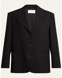 The Row - Selim Single-Breasted Oversized Blazer Jacket - Lyst