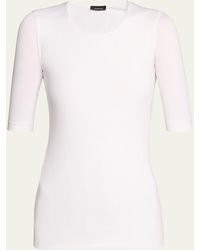 Akris - Cotton Jersey T-shirt - Lyst