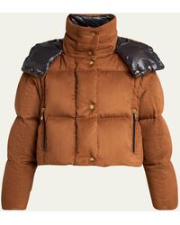 Moncler - Paterne Convertible Short Down Jacket With Detachable Hood - Lyst