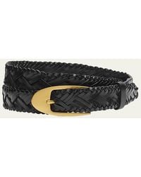 Rag & Bone - Gemma Woven Leather Belt - Lyst