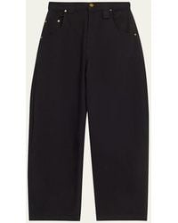 Willy Chavarria - Bad Girl Wide Barrel-Leg Jeans - Lyst