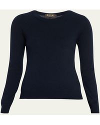 Loro Piana - Long-Sleeve Cashmere Sweater - Lyst